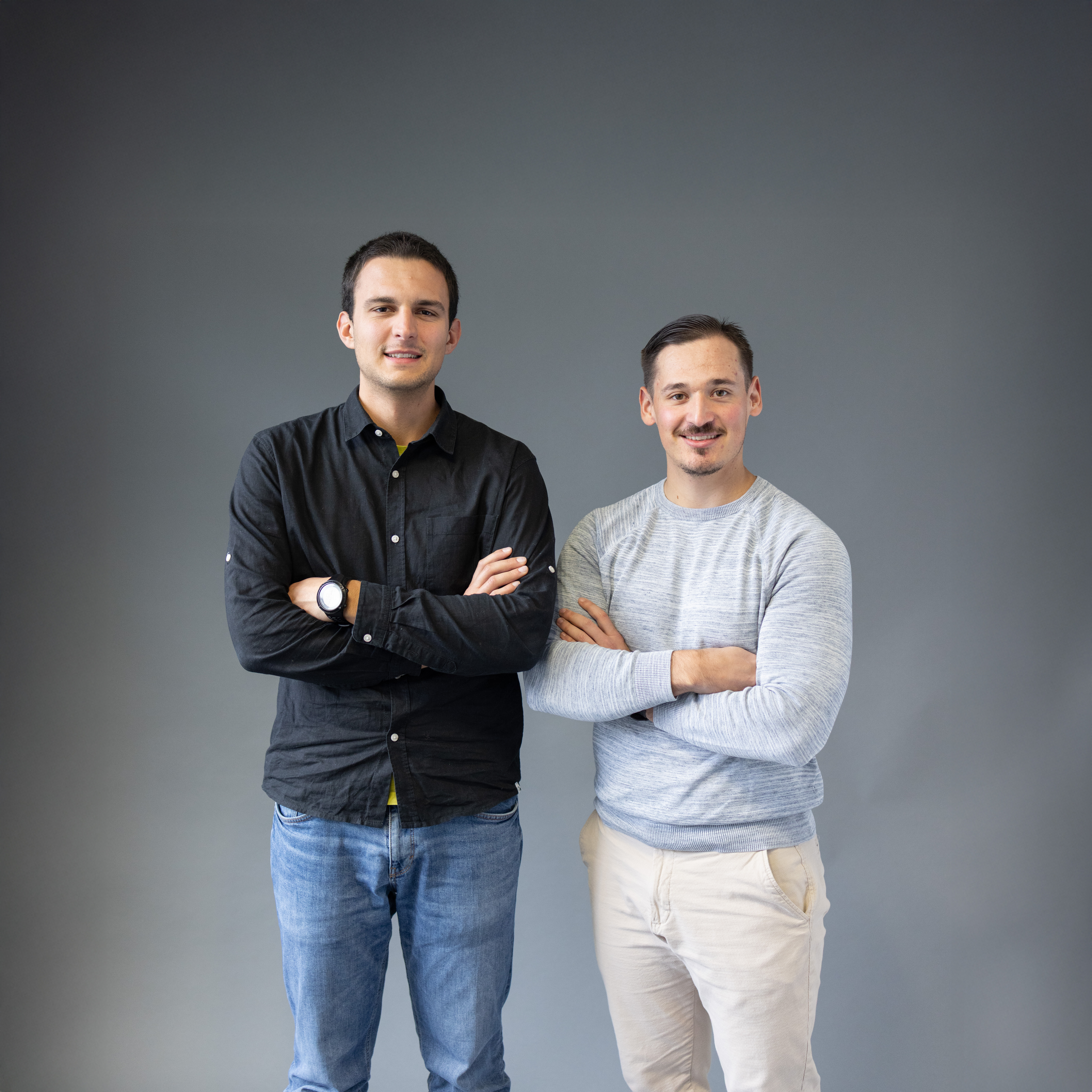 Alexander Moosmann und Florian Entleitner, Gründer von Hivesense.